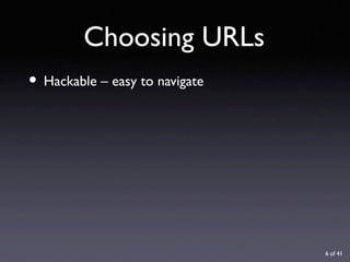 URL Design with Lasso