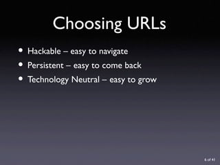 URL Design with Lasso