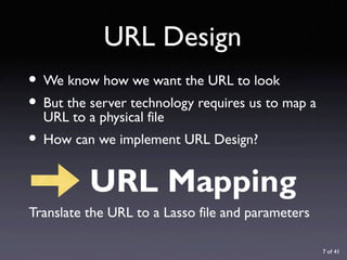 URL Design with Lasso