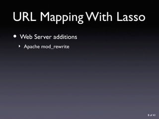 URL Design with Lasso