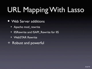URL Design with Lasso