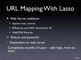 URL Design with Lasso
