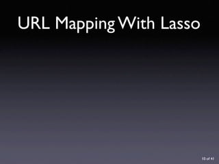URL Design with Lasso