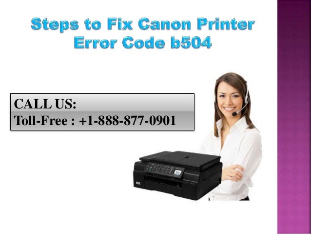 support code b504 canon printer