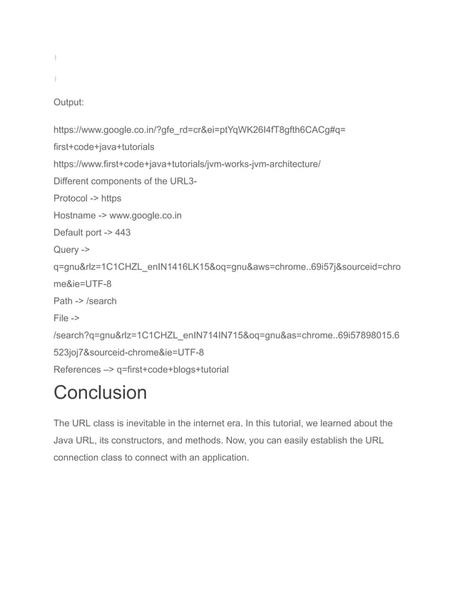 URL Class in Java.pdf