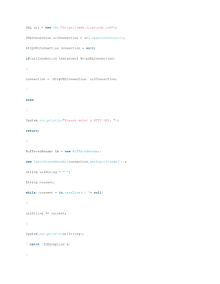 URL Class in Java.pdf