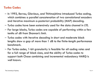 Turbo Code 5g URLLC for 5G and Beyond: Physical, MAC, and Network Solutions | PDF