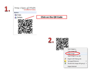 Click on the QR Code
 
