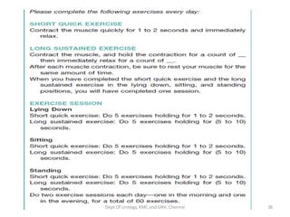 Dept Of Urology, KMC and GRH, Chennai 36
 