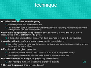 basics of Urodynamic tests for lower urinary tract obstruction and ...