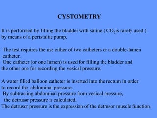 Cystometry System URODYNAMICS PRES -rev 1- basic.ppt