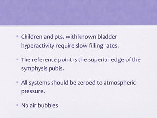 Urodynamic studies (1) | PPT