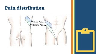 Pain distribution
 