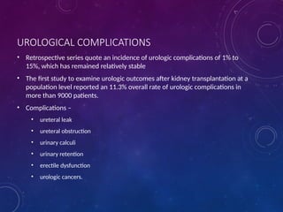 Urological Complications in Renal Transplant 2.pptx