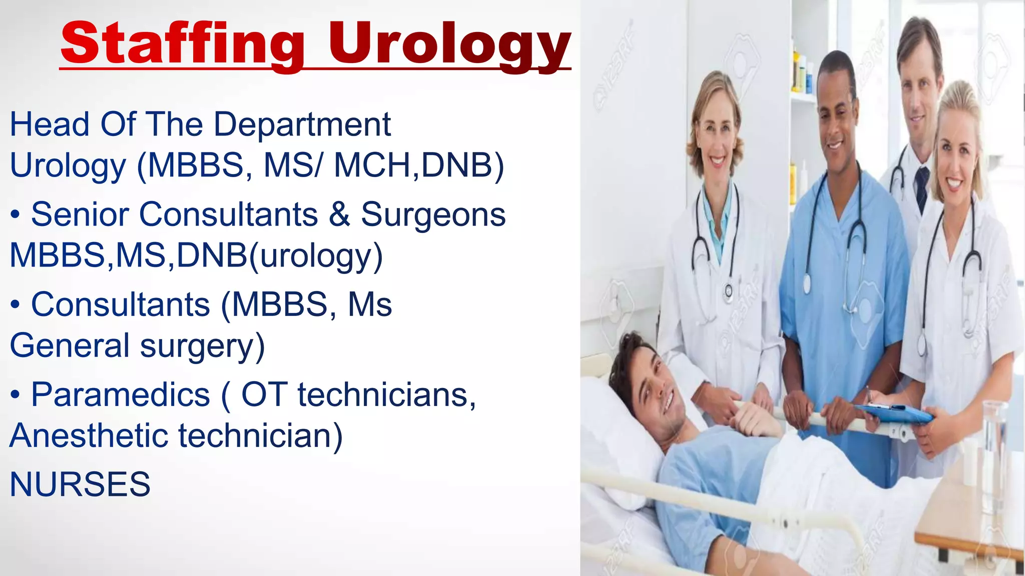 Urology department
