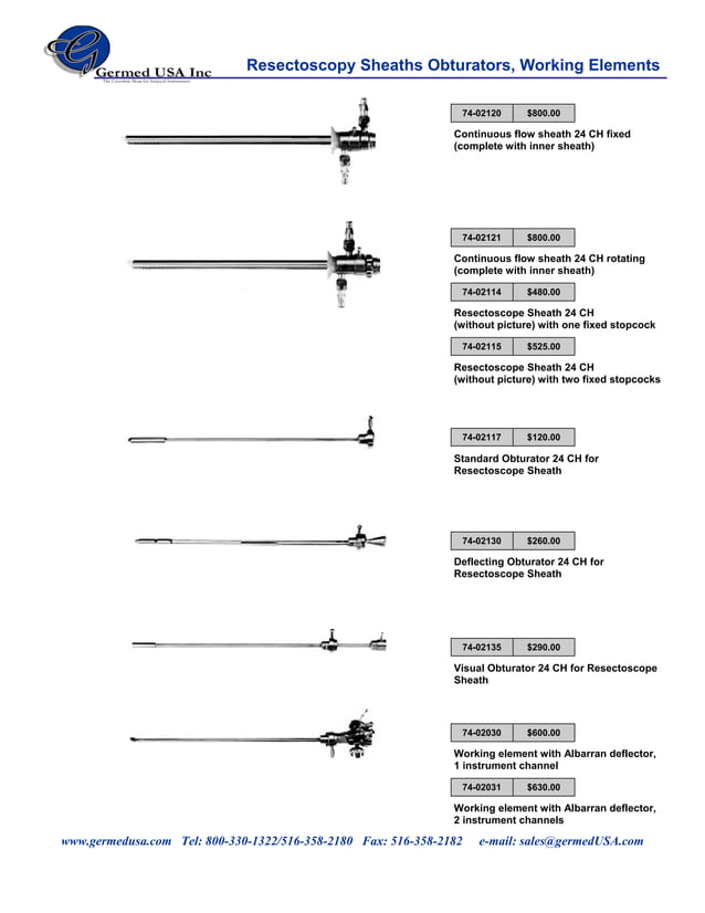 Urology Instruments catalog surgical instruments from