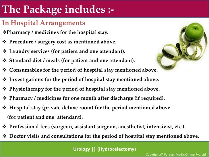 Urology (hydrocelectomy)