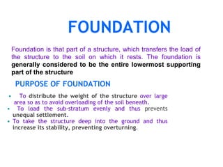 Basic theory of Foundation in Civil Engineering | PDF