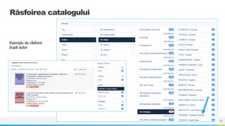 NAME OR LOGO
Răsfoirea catalogului
Exemplu de răsfoire
după autor
15
 