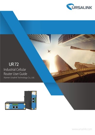 UR72 User Guide
1
 