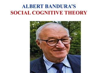 ALBERT BANDURA’S
SOCIAL COGNITIVE THEORY
 