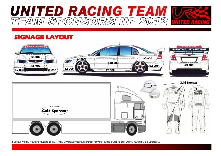 ur sponsorship proposal 2012 racing sponsorship proposal