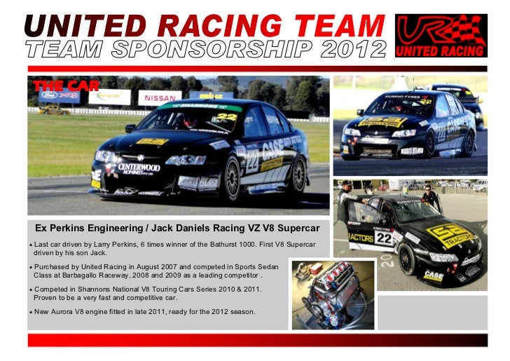 ur sponsorship proposal 2012 racing sponsorship proposal