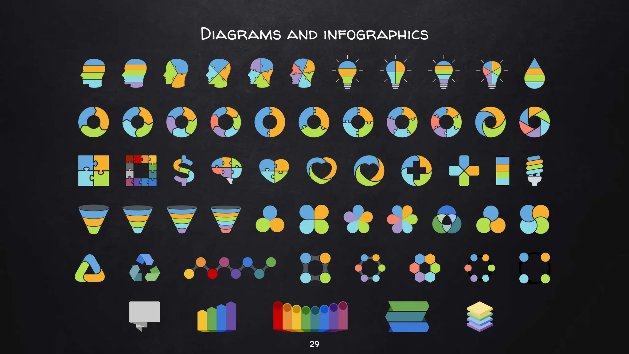 Diagrams and infographics
29
 