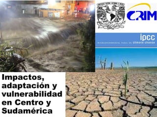 Impactos,
adaptación y
vulnerabilidad
en Centro y
Sudamérica
 