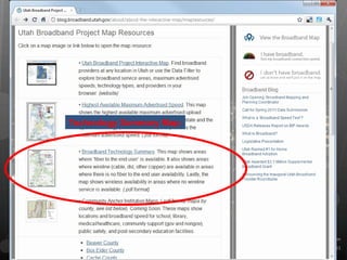 Technology Summary Map: 