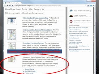 County Community Anchor Institution Maps: 