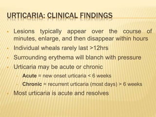 Urticaria | PPTX