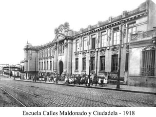 Escuela Calles Maldonado y Ciudadela - 1918