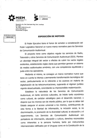 Uruguay ley servicios de comunicación
