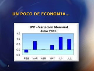 UN POCO DE ECONOMIA…