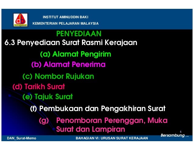 Urusan surat kerajaan