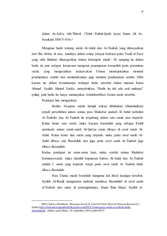 Urutan surat dan ayat al qur'an asliiiiiii