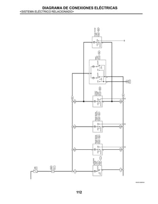 DIAGRAMA DE CONEXIONES ELÉCTRICAS
<SISTEMA ELÉCTRICO RELACIONADO>
112
JRLWC2969GB
 