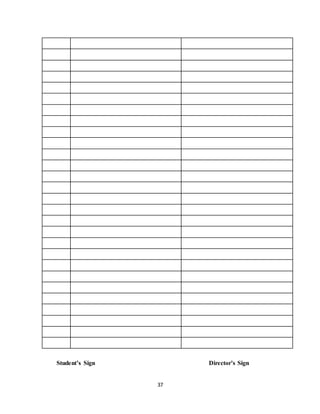37
Student’s Sign Director’s Sign
 