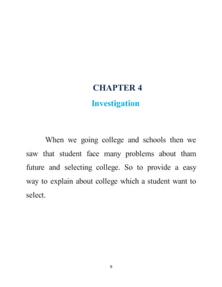 College Web Site HTML PROJECT | DOCX