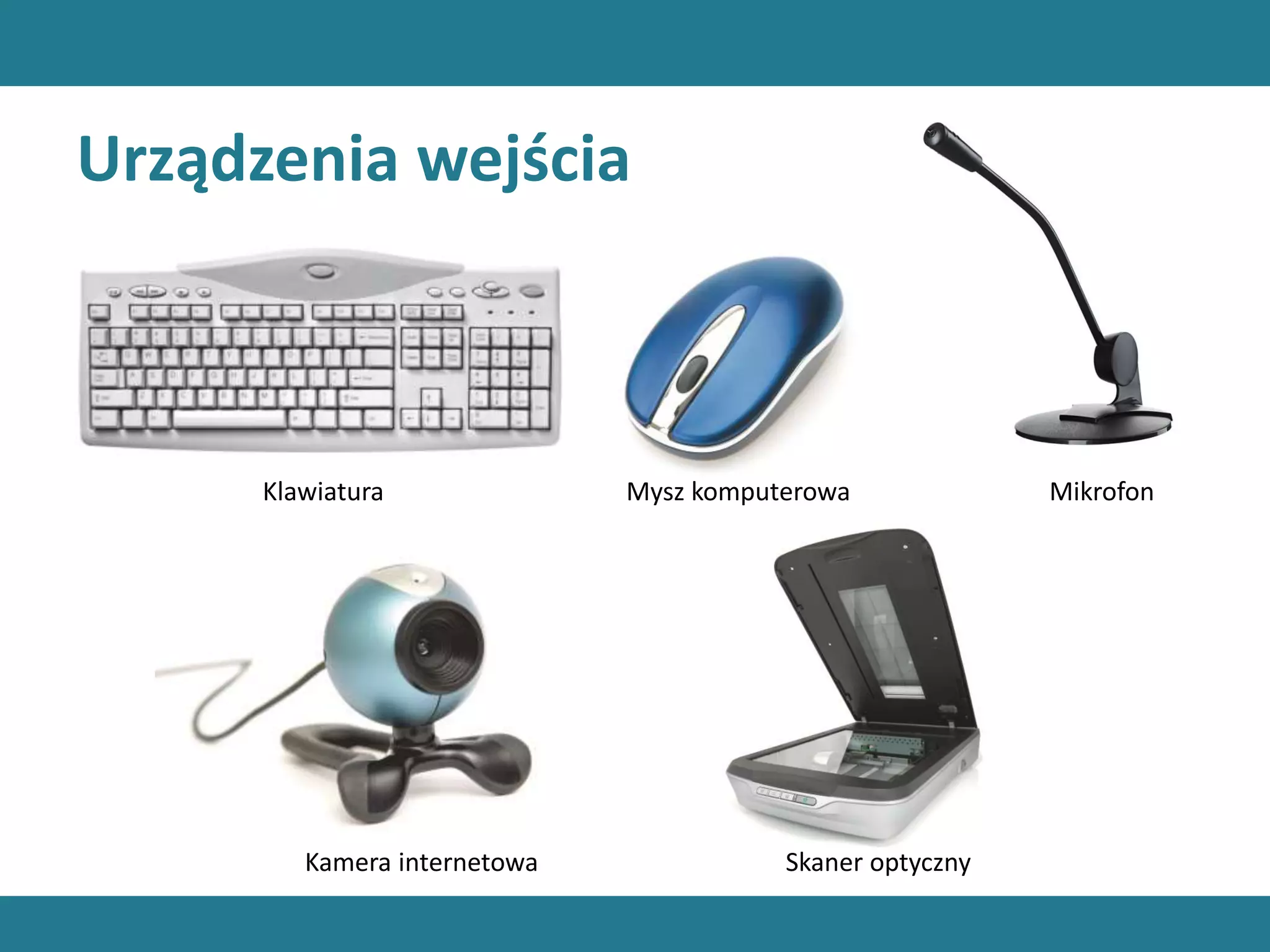 Urządzenia wejścia i wyjścia | PPTX