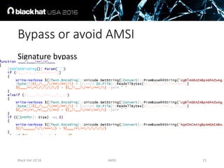 AMSI: How Windows 10 Plans to Stop Script-Based Attacks and How Well It ...