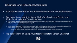 Iokit Steps KeenLab iOS Jailbreak Internals: Userland Read-Only Memory can be ...