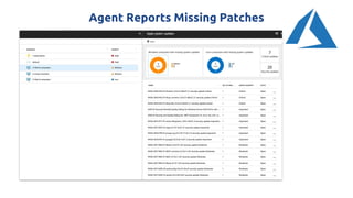 Agent Reports Missing Patches
 