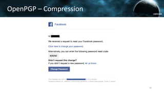 OpenPGP – Compression
43
 