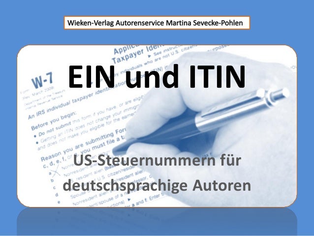 Amerikanische Steuernummer Amerikanische Steuernummer