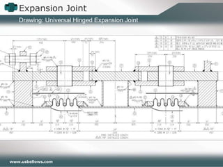 Expansion Joint Drawing: Universal Hinged Expansion Joint 