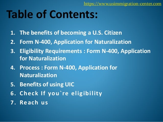 U S Citizenship
