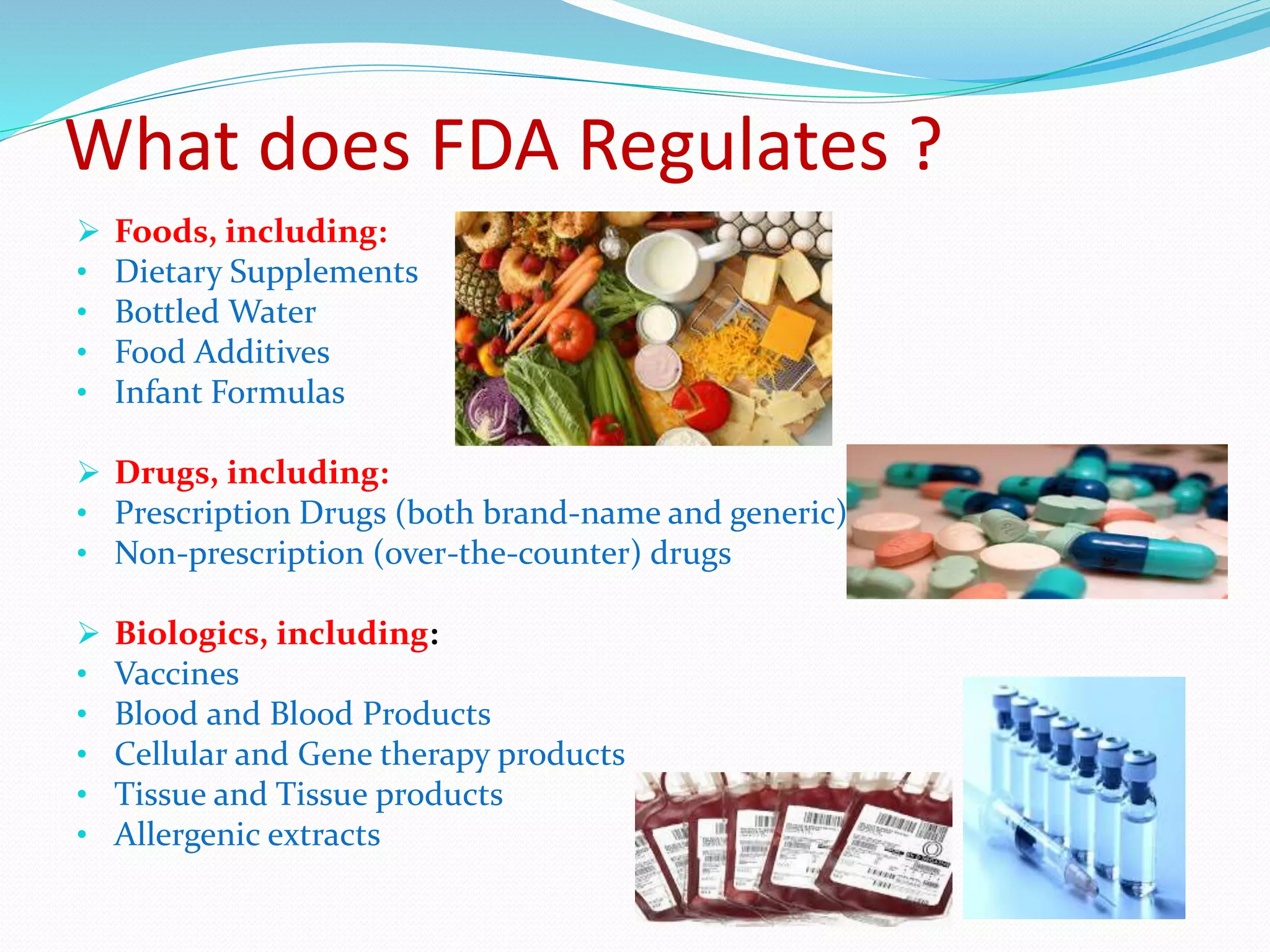 US - FDA Regulatory Agency Overview. | PPTX