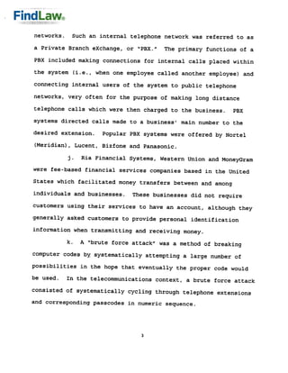 FindLaw | Telephone Hacking Indictment